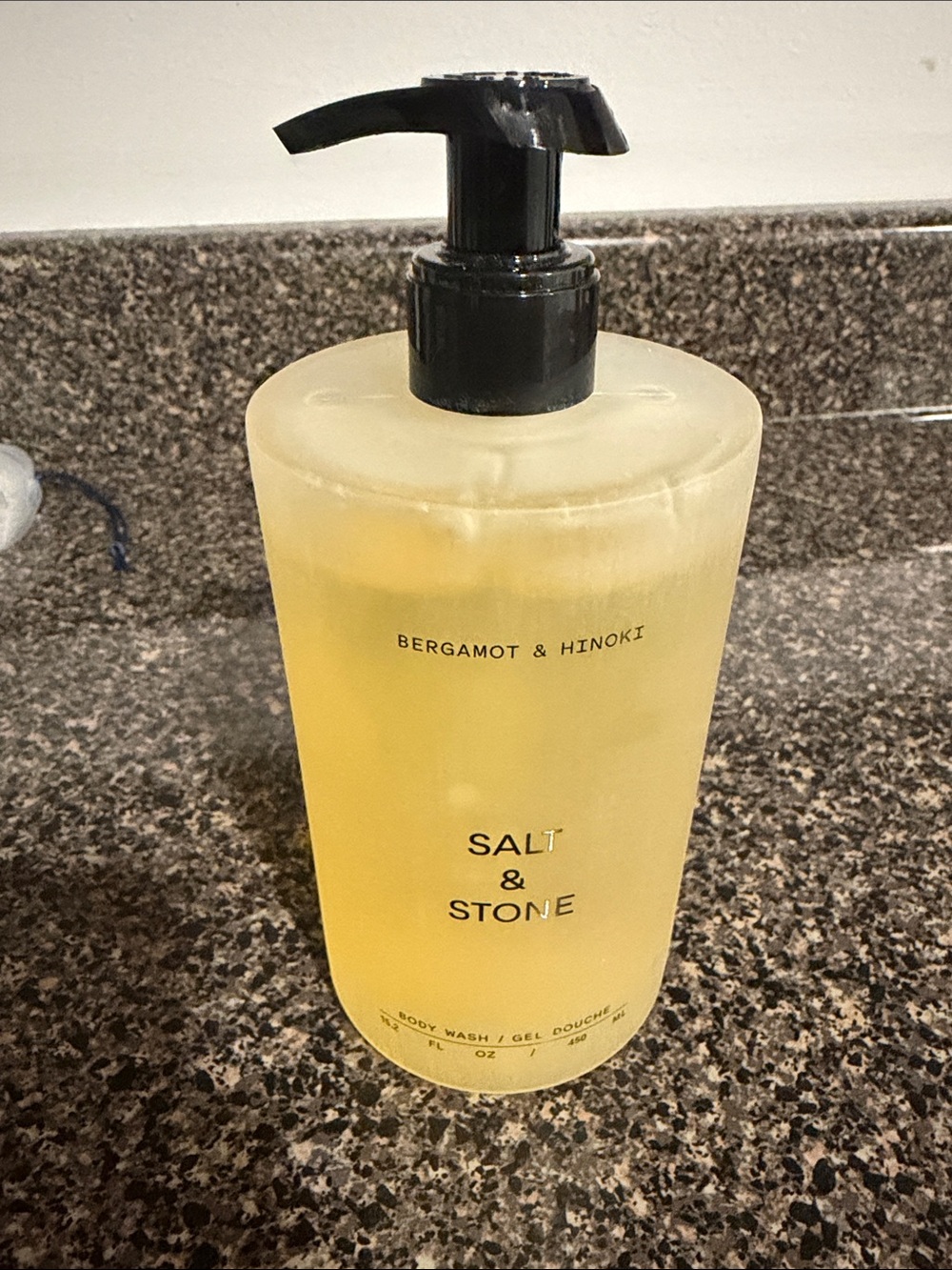 Salt & Stone Bergamot & Hinoki Body Wash — Yellow